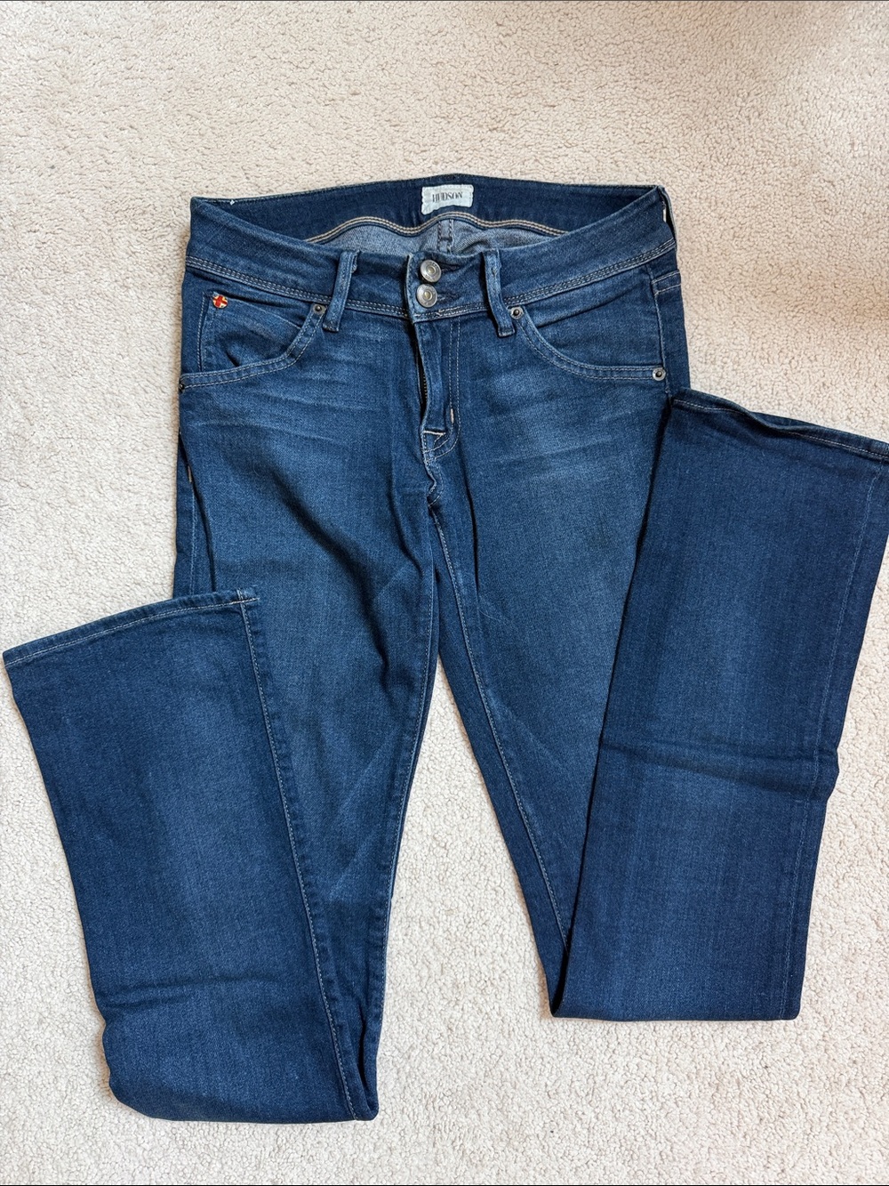 Hudson Low Rise Baby Bootcut Jeans